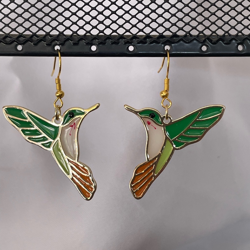 Cute Hummingbird Earrings